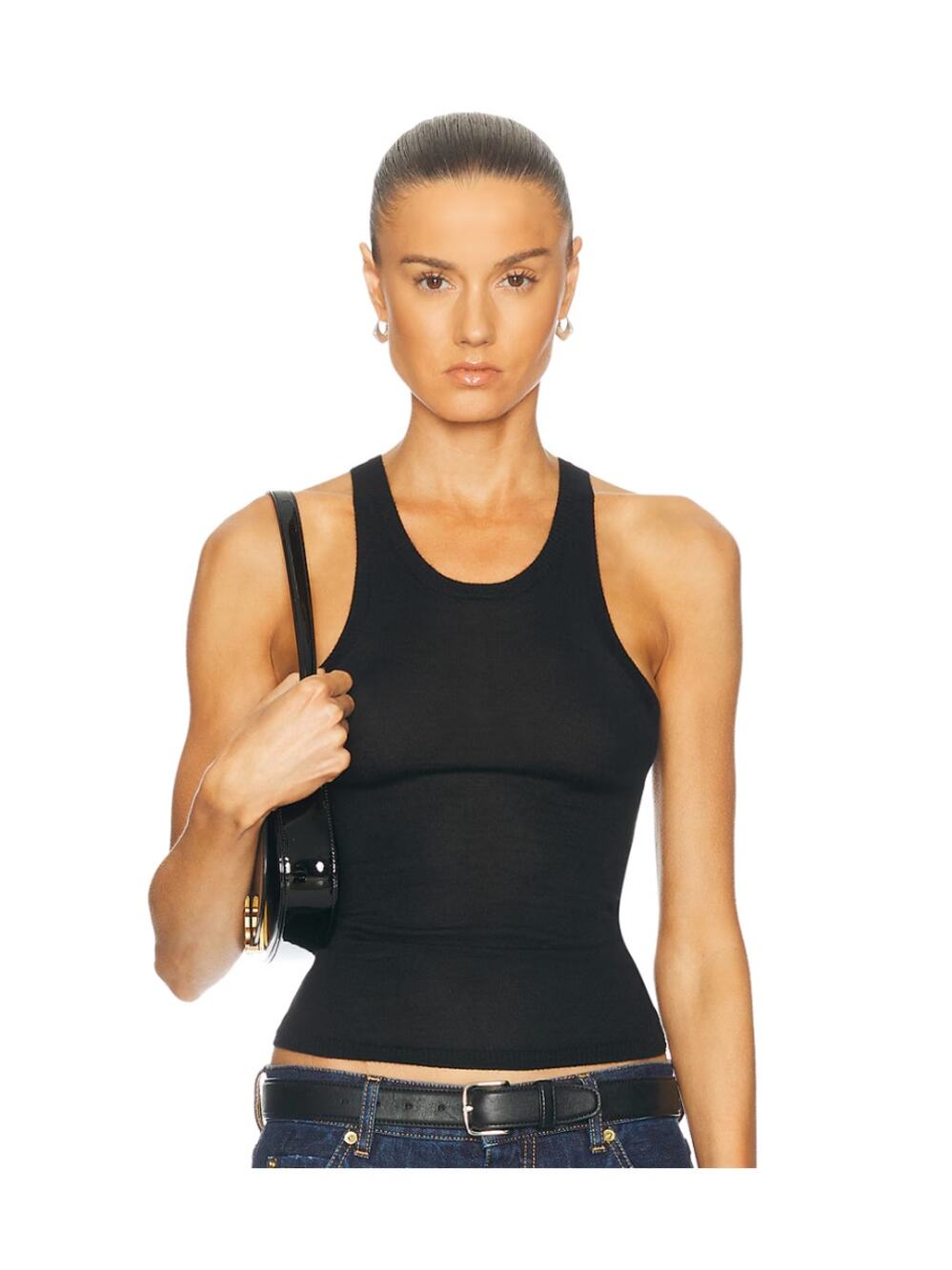 Eterne | Ryder Cashmere Tank Top in Black XS/S